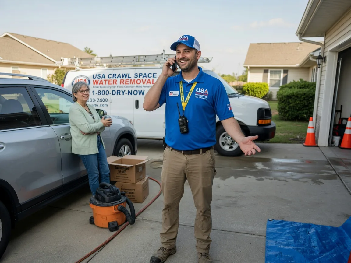 Crawl Space Water Removal Teachey, NC FAQs